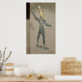 シリアのウガリット出身のバアル神の偶像 ポスター (キッチン)