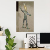 シリアのウガリット出身のバアル神の偶像 ポスター (ホームオフィス)