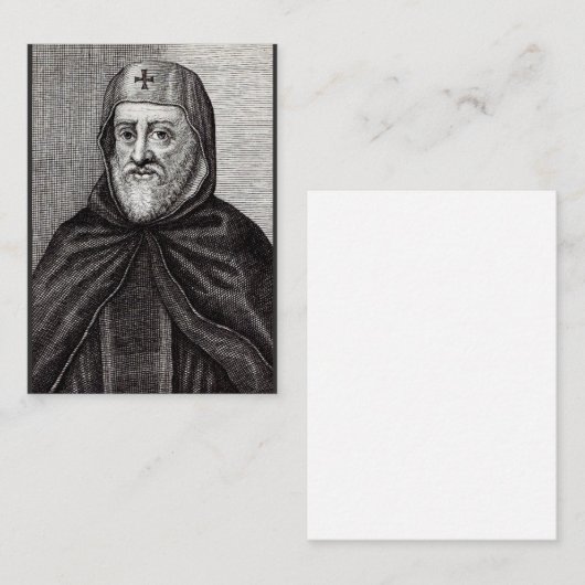 シリアのキリスト教の神学者サンエフレム ノートカード (正面/裏面)