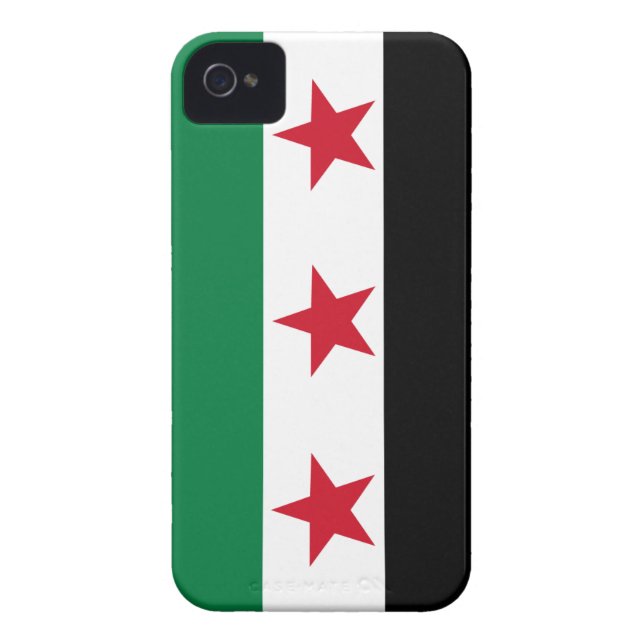 シリアのシリアの改革の旗のIPhoneの自由な場合 Case-Mate iPhoneケース (裏面)