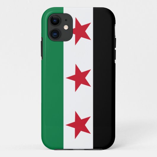 シリアのシリアの改革の旗のIPhoneの自由な場合 Case-Mate iPhoneケース (裏面)