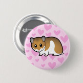 シリアのハムスター愛 缶バッジ (正面&裏面)