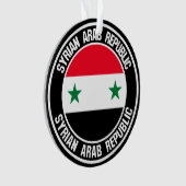シリアのラウンドエンブレム オーナメント (正面)