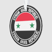 シリアのラウンドエンブレム オーナメント (正面)