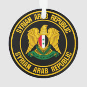 シリアのラウンドエンブレム オーナメント (裏面)