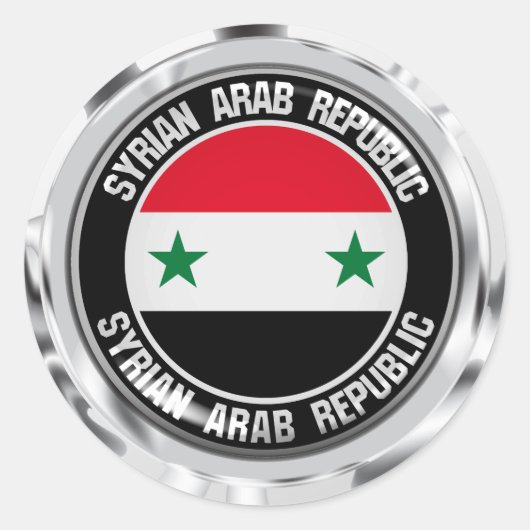 シリアのラウンドエンブレム ラウンドシール (正面)