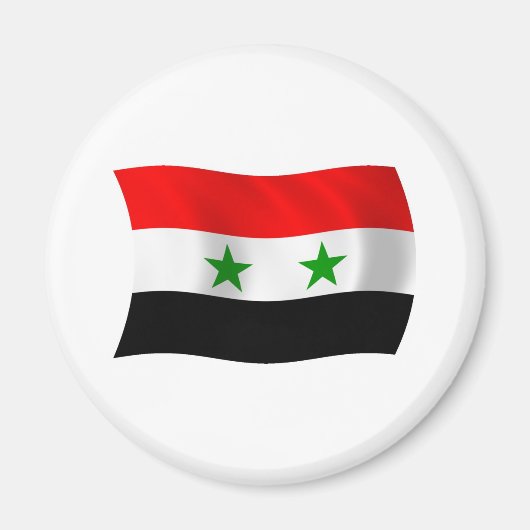 シリアの国旗マグネット マグネット (正面)