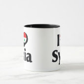 シリアの国旗大好き マグカップ (中央)