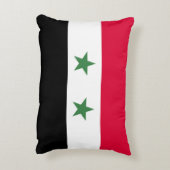 シリアの国旗 アクセントクッション (裏面(縦))