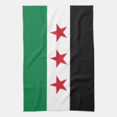 シリアの国旗 キッチンタオル (縦)