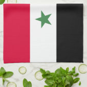 シリアの国旗 キッチンタオル (折り畳み)