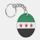シリアの国旗 キーホルダー (正面左)