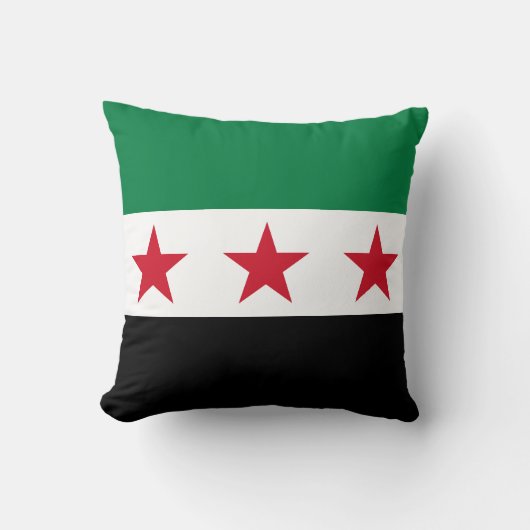 シリアの国旗 クッション (正面)