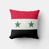 シリアの国旗 クッション (正面)