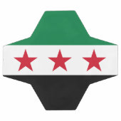 シリアの国旗 サッカーボール (フラット)