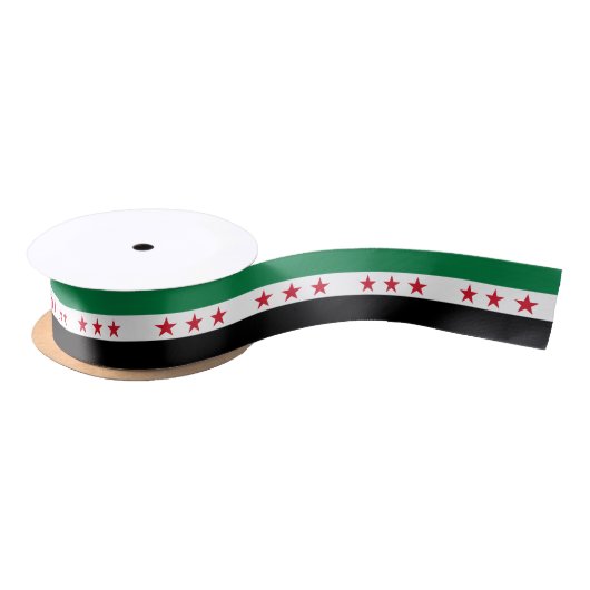 シリアの国旗 サテンリボン (リール)