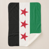 シリアの国旗 シェルパブランケット (正面)