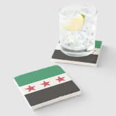 シリアの国旗 ストーンコースター (横)