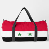シリアの国旗 ダッフルバッグ (正面)