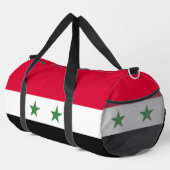 シリアの国旗 ダッフルバッグ (右コーナー)