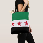 シリアの国旗 トートバッグ (クローズアップ)