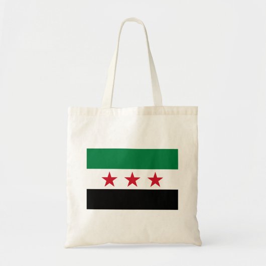 シリアの国旗 トートバッグ (正面)