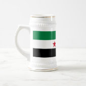 シリアの国旗 ビールジョッキ (左)