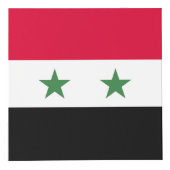 シリアの国旗 フォトキューブ (正面)