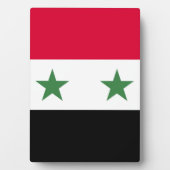 シリアの国旗 フォトプラーク (正面)