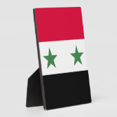 シリアの国旗 フォトプラーク (側面)