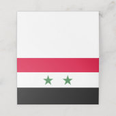 シリアの国旗 プレイスカード (外部開封)