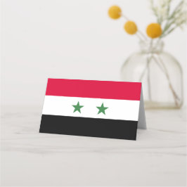 シリアの国旗 プレイスカード