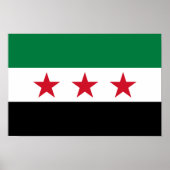 シリアの国旗 ポスター (正面)