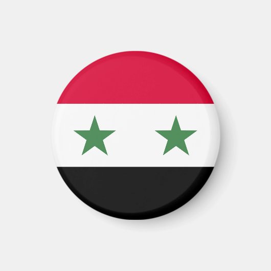シリアの国旗 マグネット (正面)