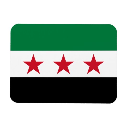 シリアの国旗 マグネット (横)