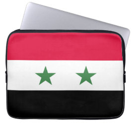 シリアの国旗 ラップトップスリーブ