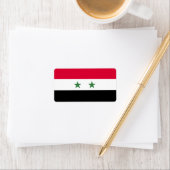 シリアの国旗 ラベル (インサイチュ)