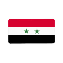 シリアの国旗 ラベル