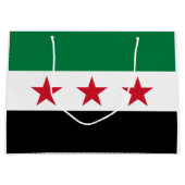 シリアの国旗 ラージペーパーバッグ (正面)