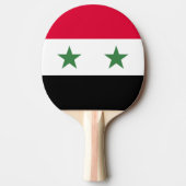 シリアの国旗 卓球ラケット (正面)
