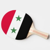 シリアの国旗 卓球ラケット (横)