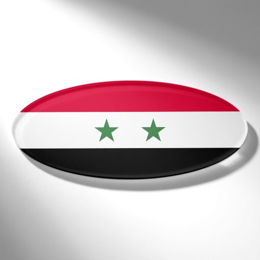 シリアの国旗 名札 (正面)