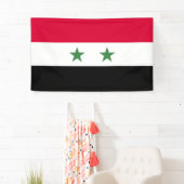 シリアの国旗 横断幕 (インサイチュ)