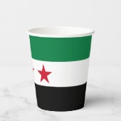 シリアの国旗 紙コップ (裏面)