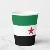 シリアの国旗 紙コップ (正面)