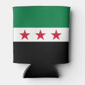 シリアの国旗 缶クーラー (正面)