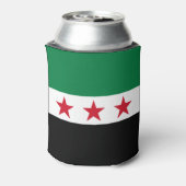 シリアの国旗 缶クーラー (缶裏面)