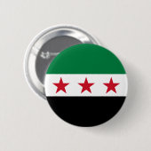 シリアの国旗 缶バッジ (正面&裏面)