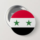 シリアの国旗 缶バッジ (正面&裏面)