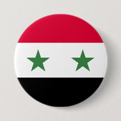 シリアの国旗 缶バッジ (正面)
